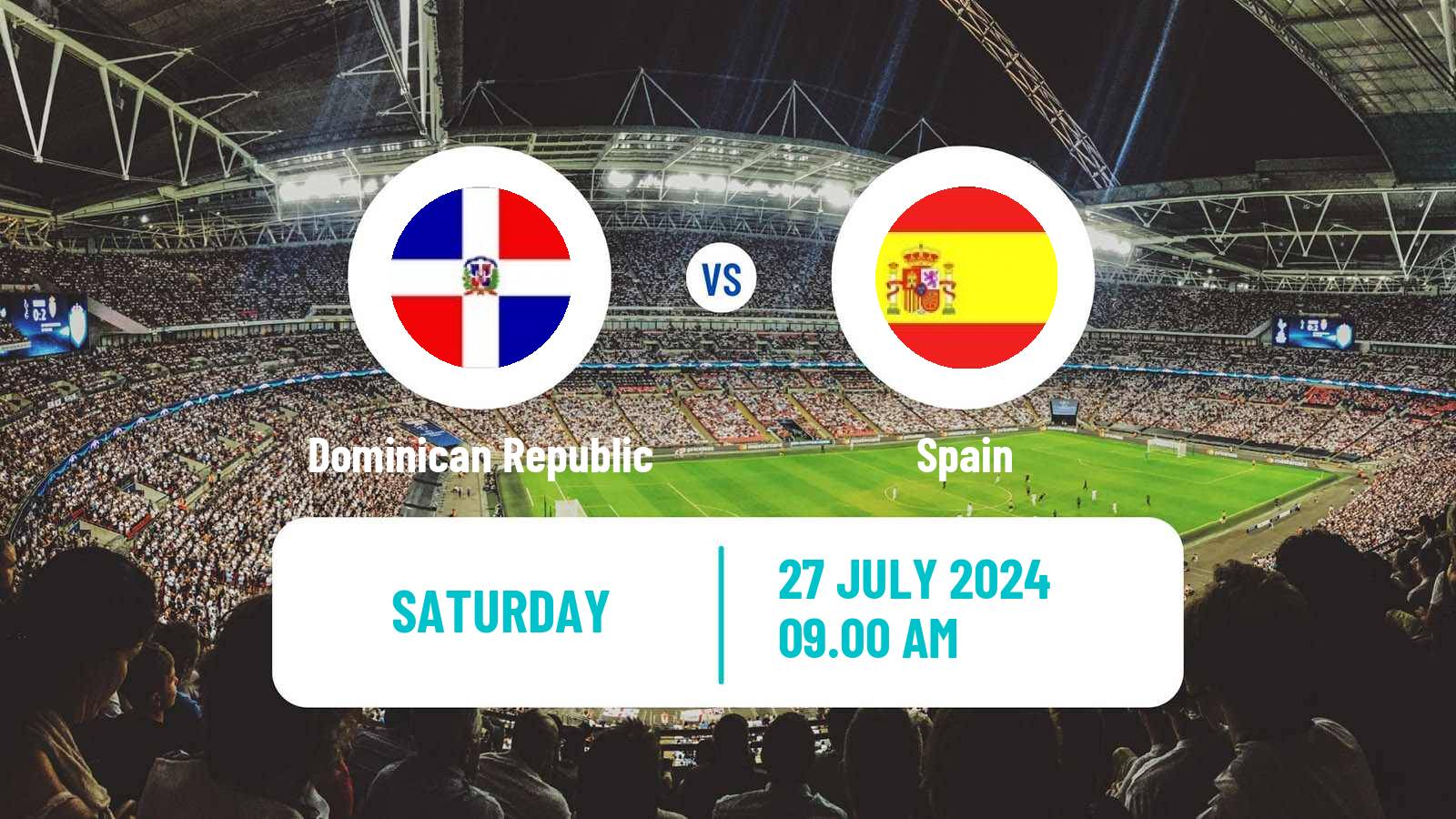 Soccer Olympic Games - Football Dominican Republic - Spain
