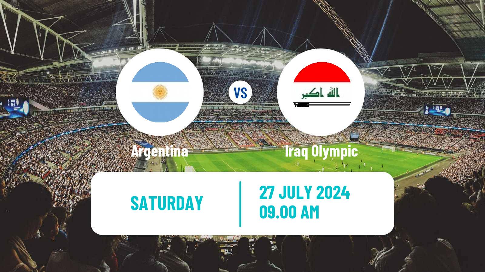 Soccer Olympic Games - Football Argentina - Iraq