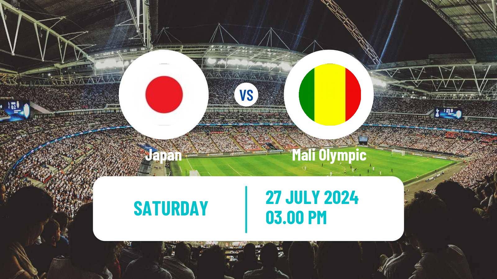 Soccer Olympic Games - Football Japan - Mali