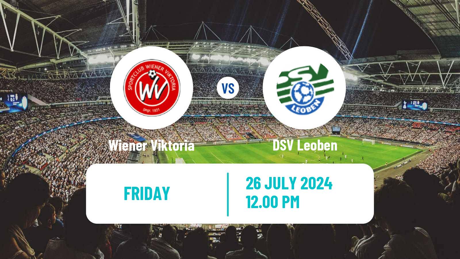 Soccer Austrian OFB Cup Wiener Viktoria - Leoben