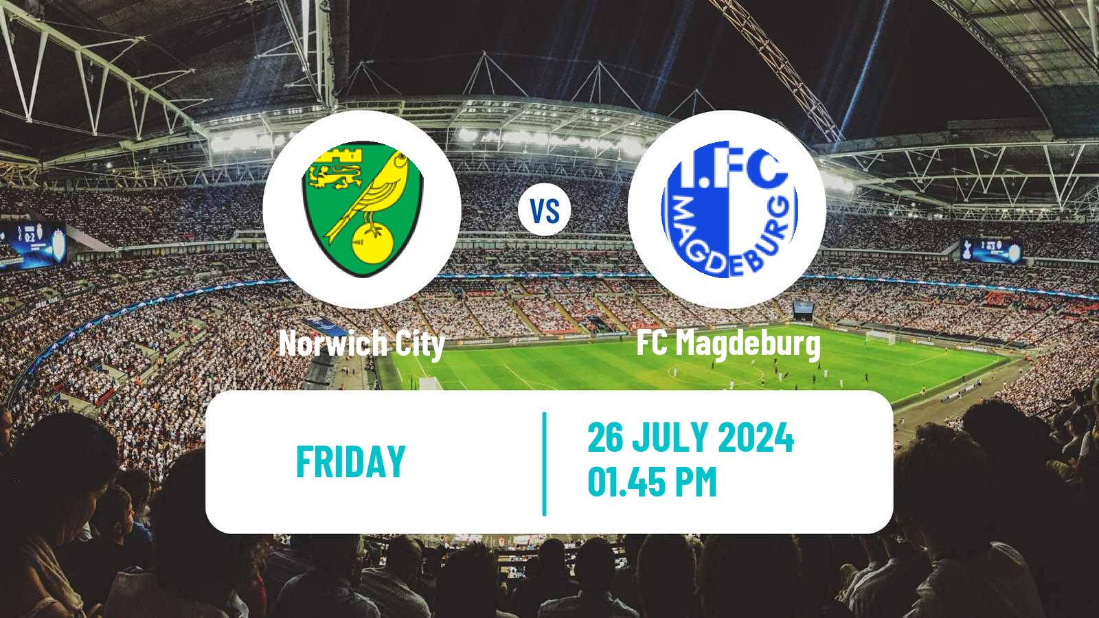 Soccer Club Friendly Norwich City - Magdeburg