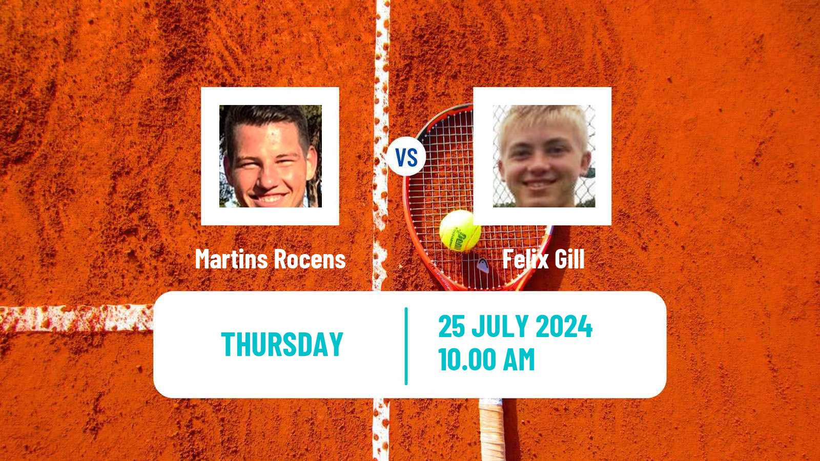 Tennis ITF M25 Denia Men Martins Rocens - Felix Gill