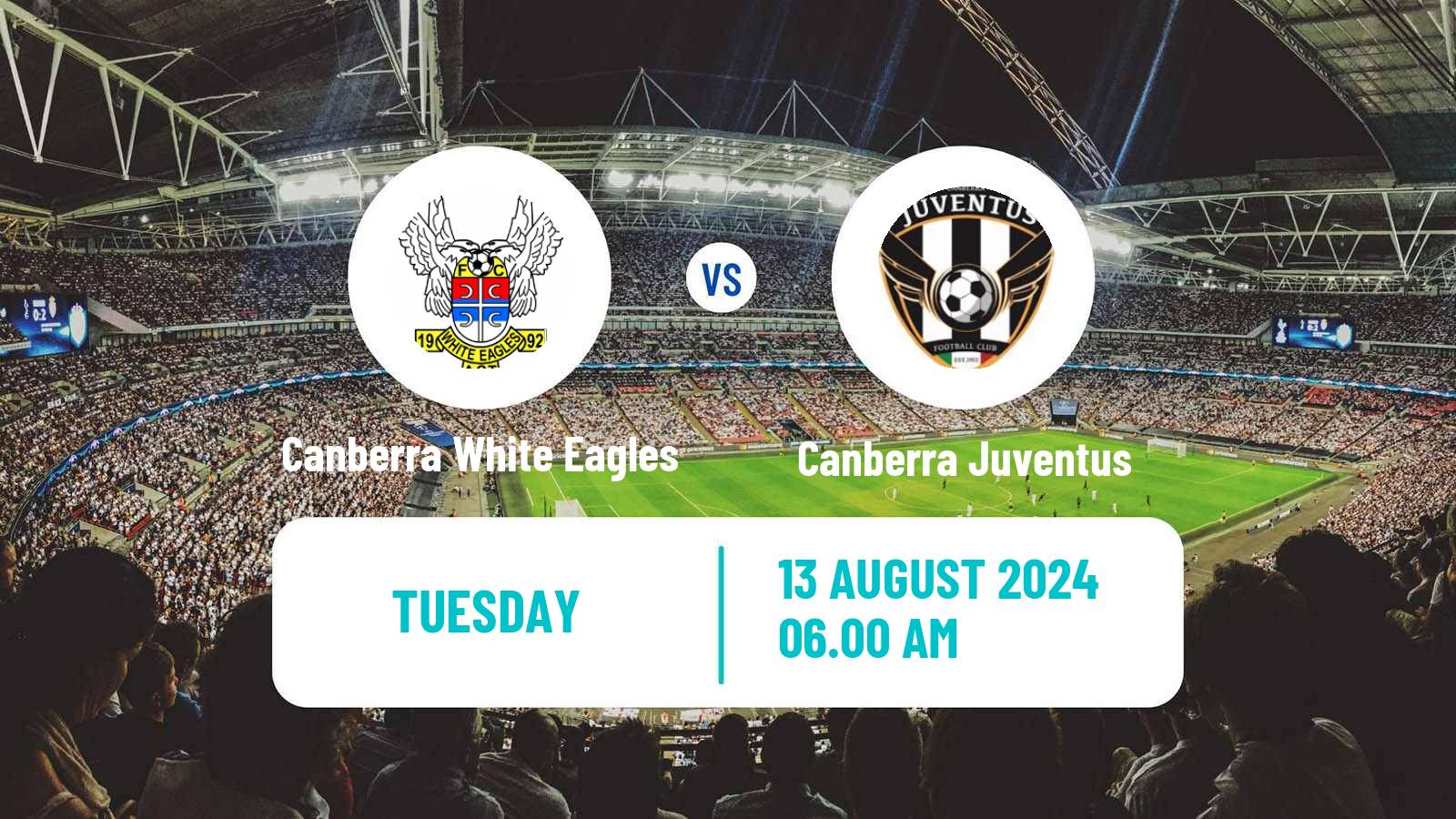 Soccer Australian Capital Premier League Canberra White Eagles - Canberra Juventus