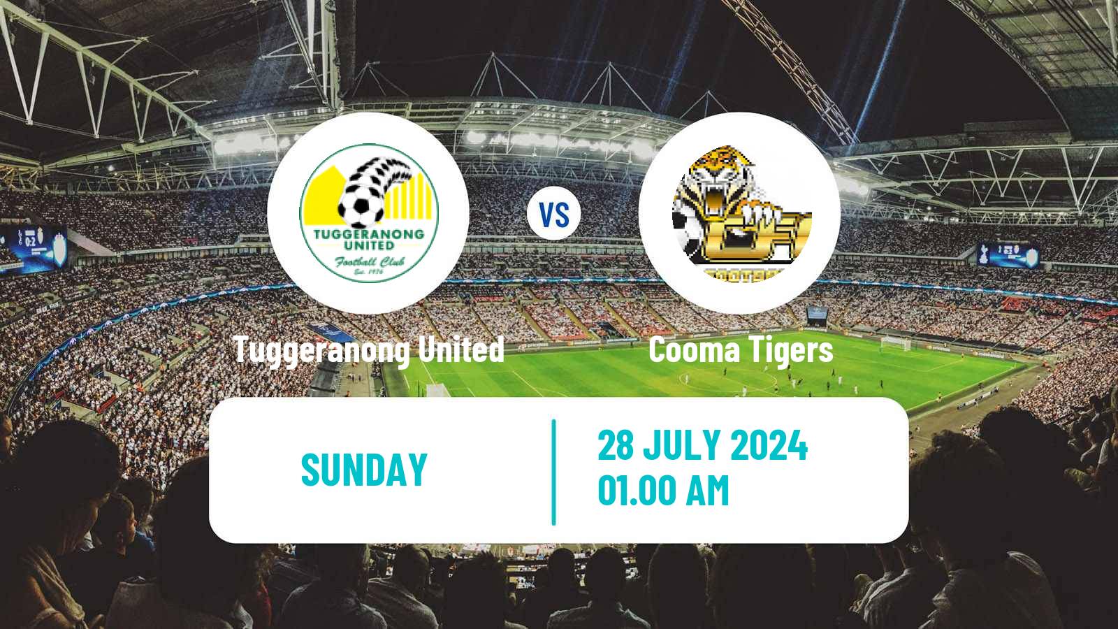 Soccer Australian NPL ACT Tuggeranong United - Cooma Tigers