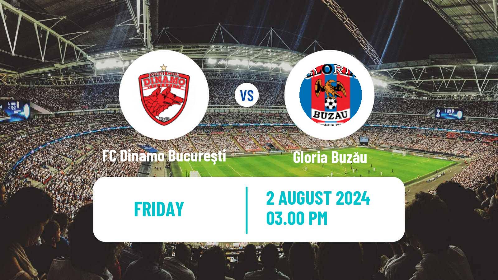 Soccer Romanian Liga 1 FC Dinamo Bucureşti - Gloria Buzău