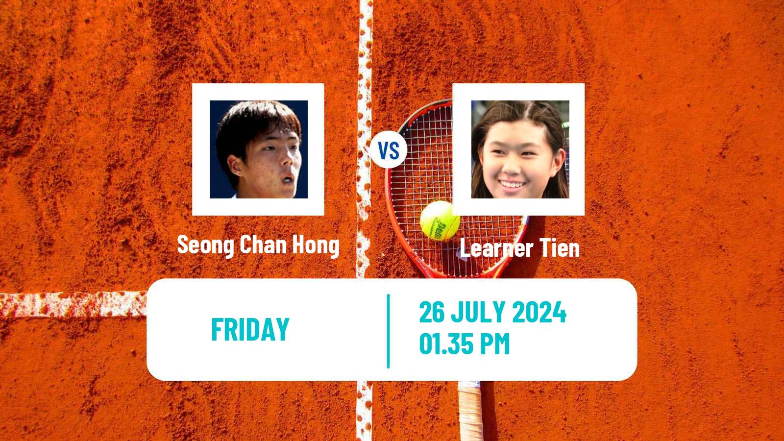 Tennis Chicago Challenger Men Seong Chan Hong - Learner Tien