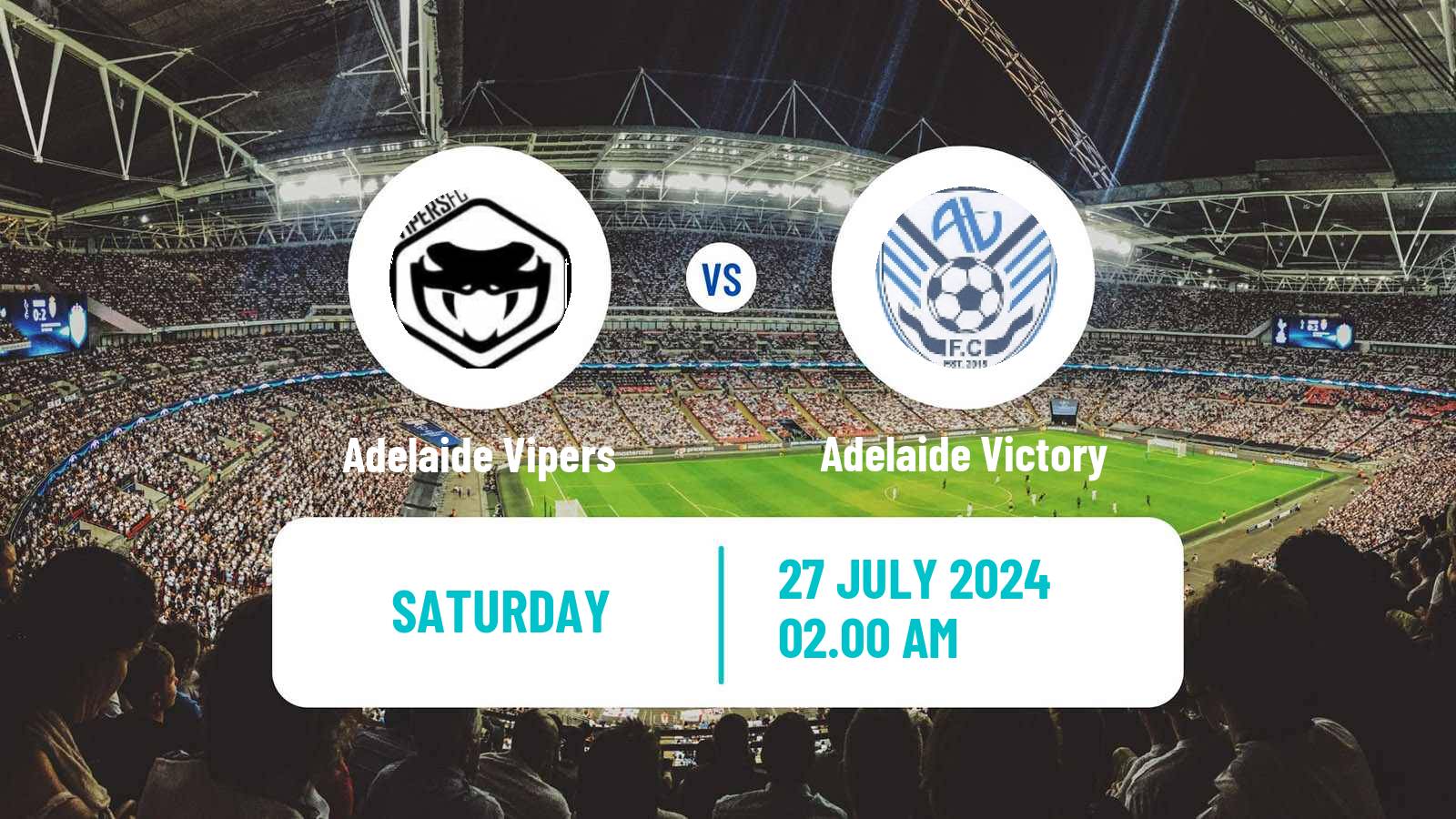 Soccer Australian SA State League Adelaide Vipers - Adelaide Victory