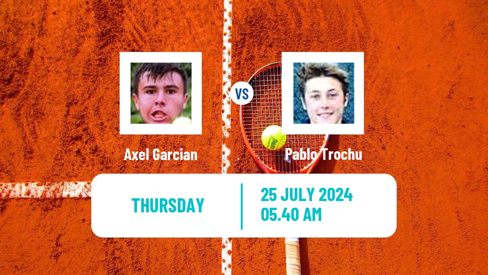 Tennis ITF M15 Monastir 30 Men Axel Garcian - Pablo Trochu