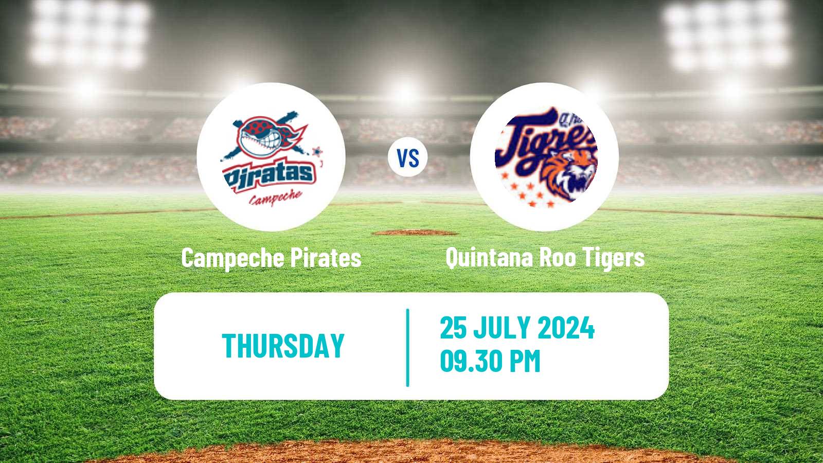 Baseball LMB Campeche Pirates - Quintana Roo Tigers