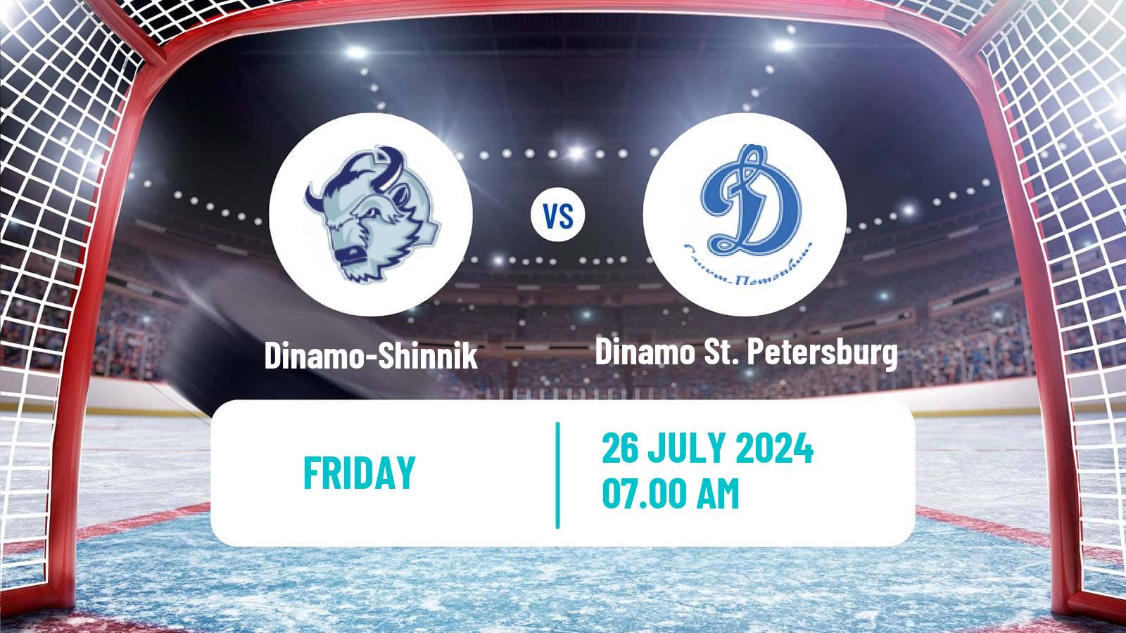 Hockey Club Friendly Ice Hockey Dinamo-Shinnik - Dinamo St. Petersburg