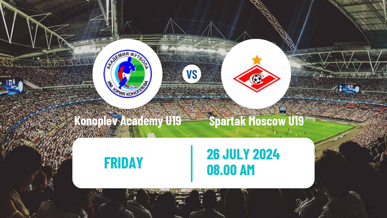 Soccer Russian Youth League Konoplev Academy U19 - Spartak Moscow U19