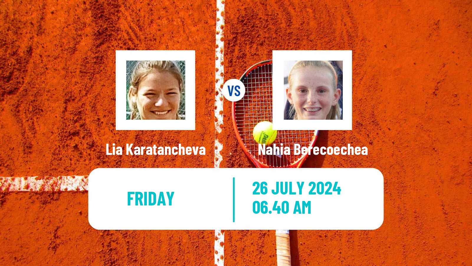 Tennis ITF W35 Segovia Women Lia Karatancheva - Nahia Berecoechea