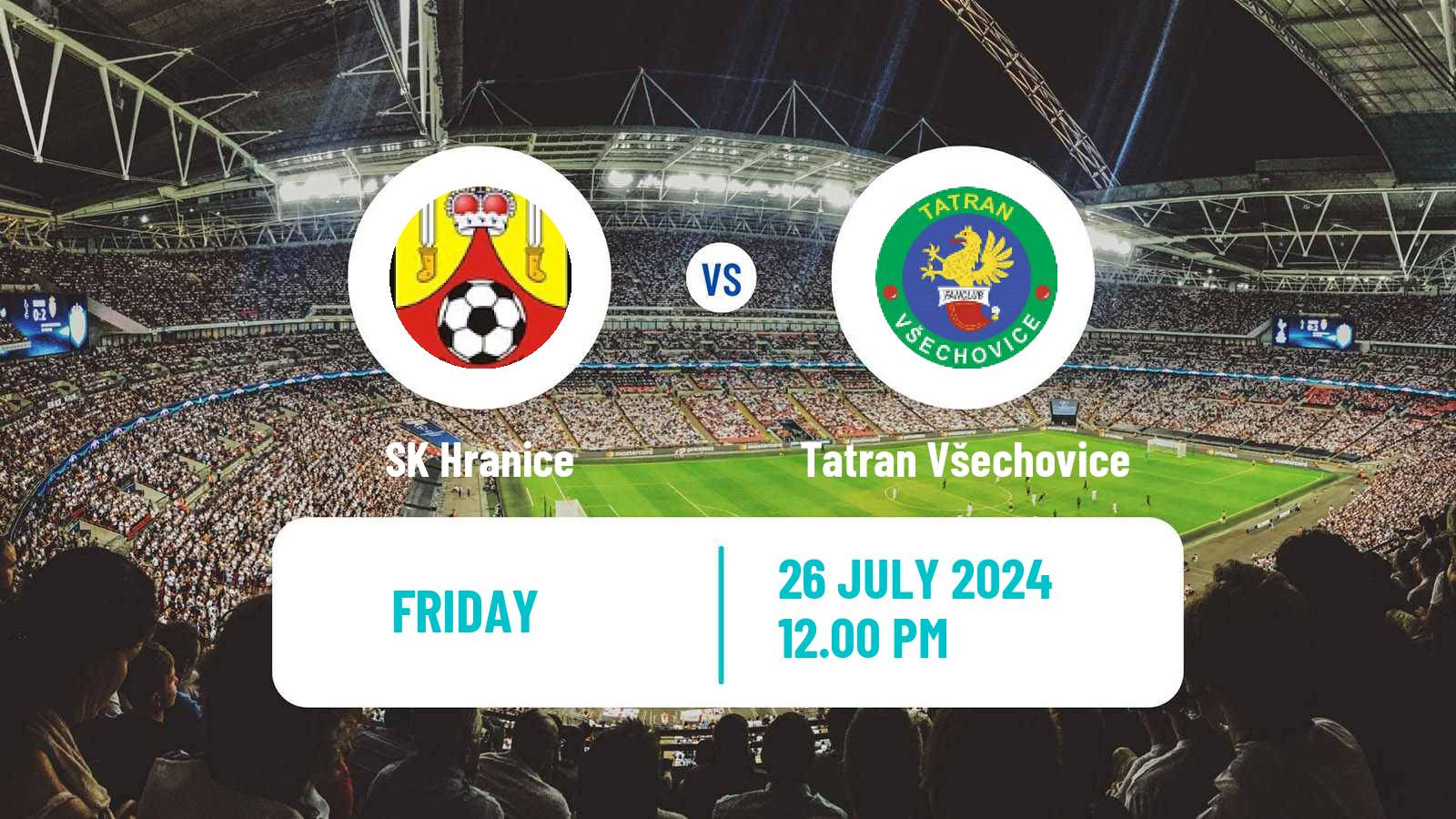 Soccer Czech Cup Hranice - Tatran Všechovice