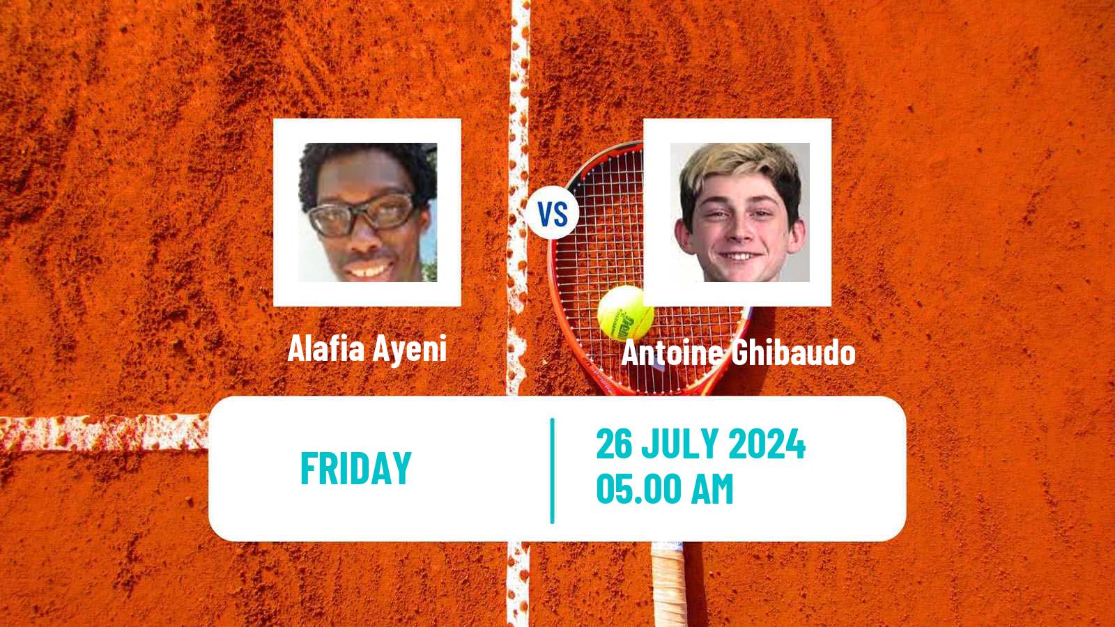 Tennis ITF M25 Astana Men Alafia Ayeni - Antoine Ghibaudo
