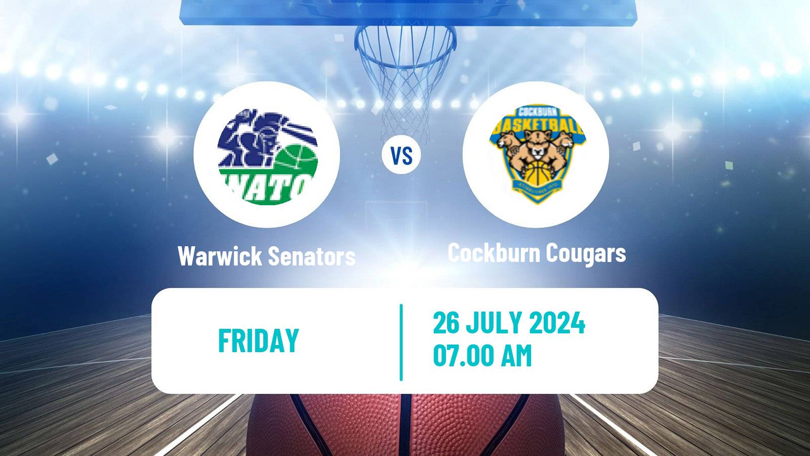 Basketball Australian NBL1 West Women Warwick Senators - Cockburn Cougars