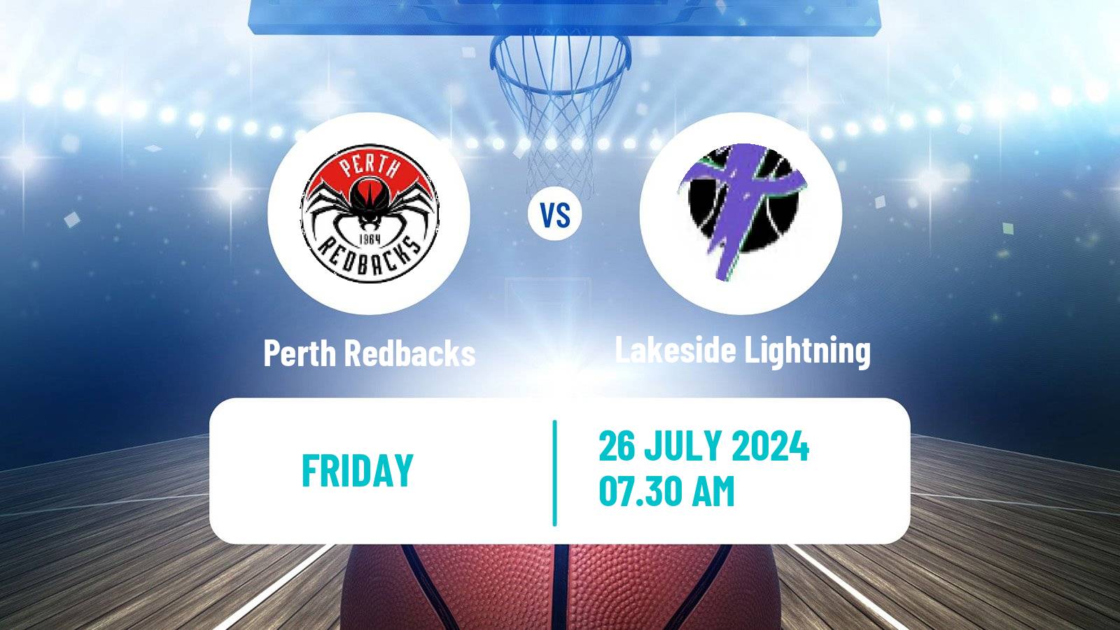 Basketball Australian NBL1 West Women Perth Redbacks - Lakeside Lightning