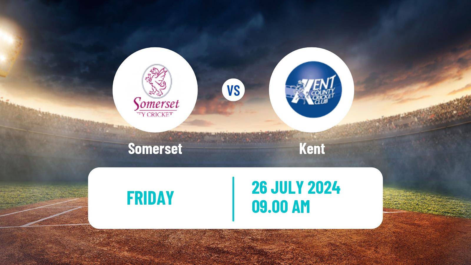 Cricket Royal London One-Day Cup Somerset - Kent