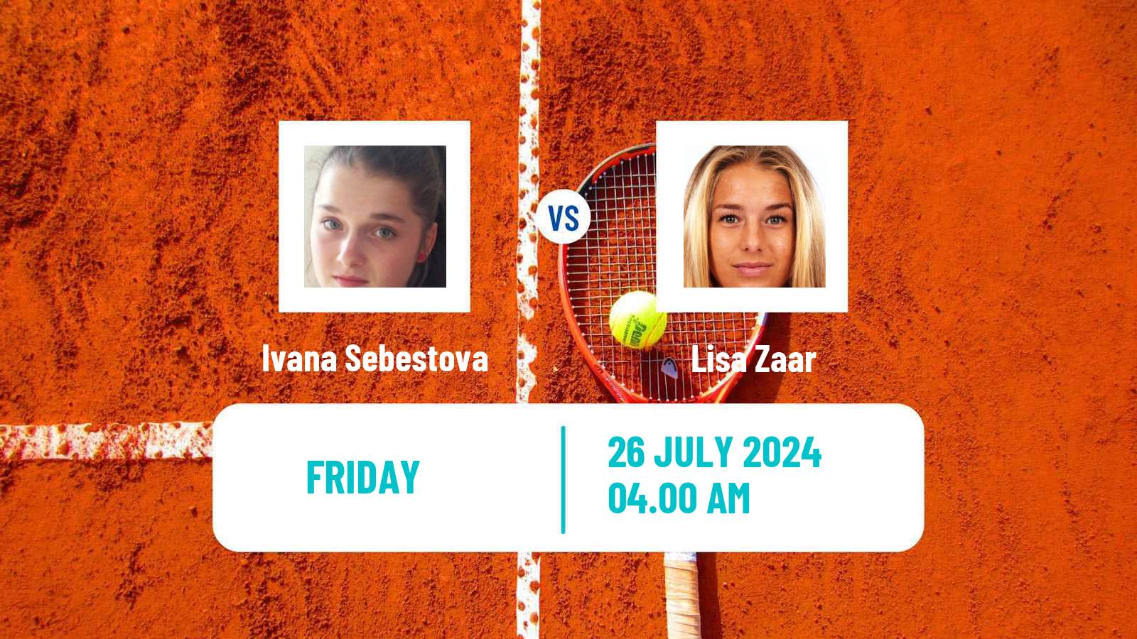 Tennis ITF W15 Brezice Women Ivana Sebestova - Lisa Zaar