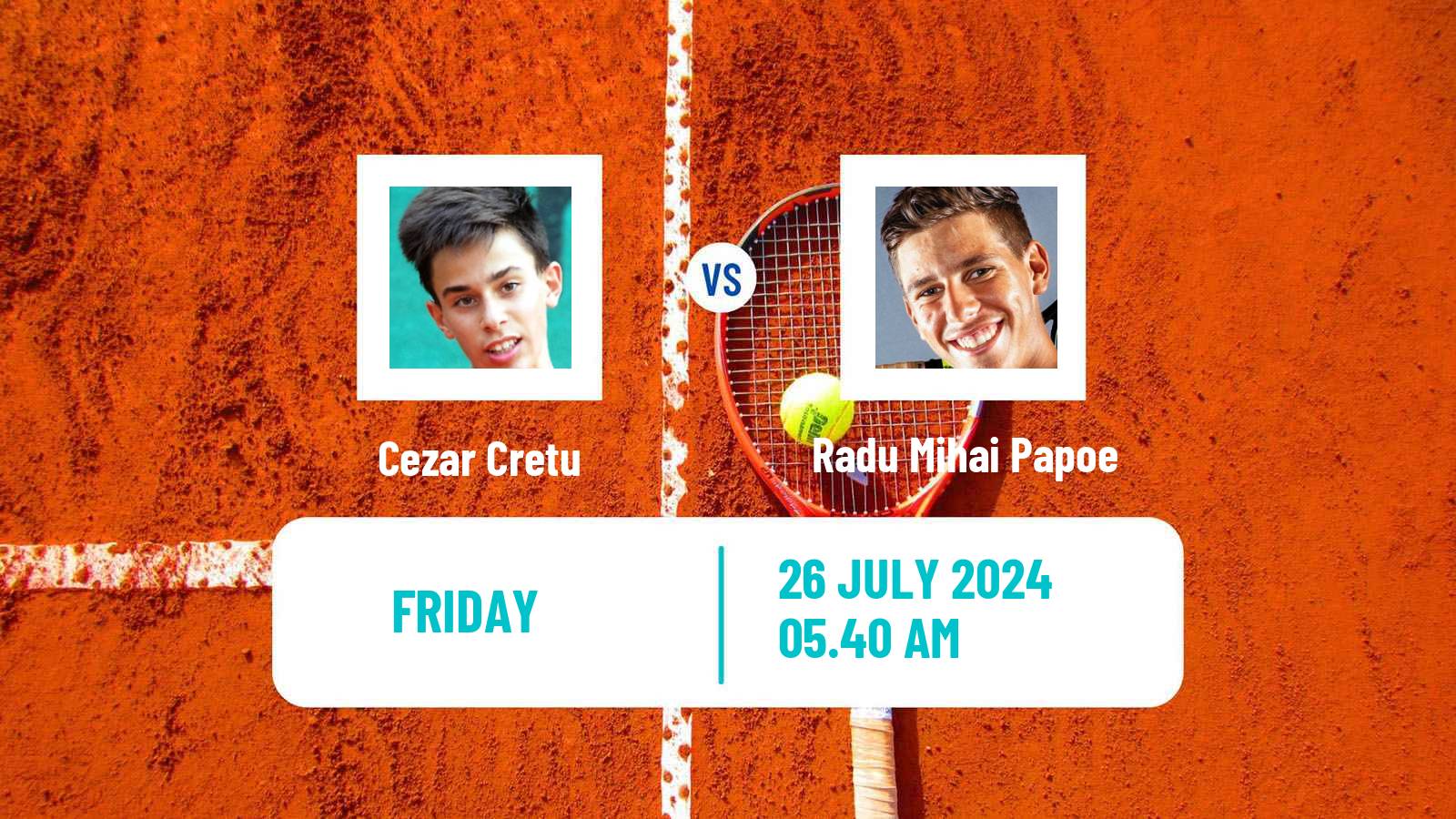 Tennis ITF M25 H Bacau Men Cezar Cretu - Radu Mihai Papoe