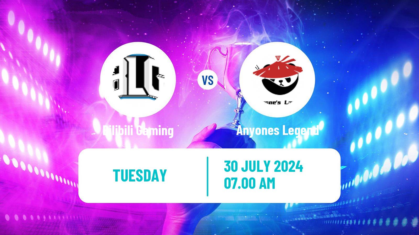 Esports League Of Legends Lpl Bilibili Gaming - Anyones Legend