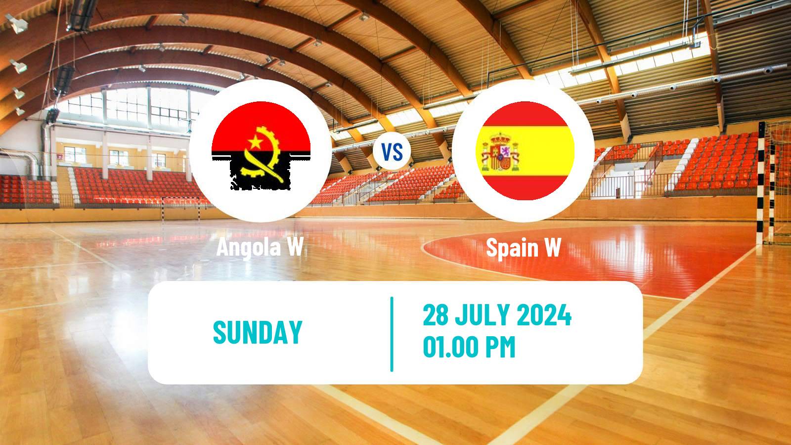 Handball Olympic Games - Handball Women Angola W - Spain W
