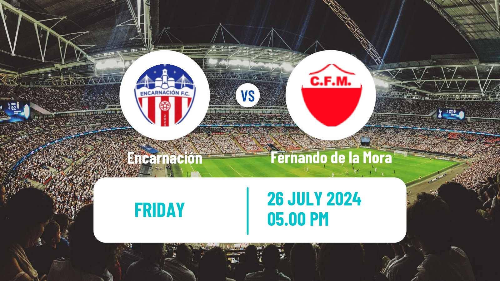 Soccer Paraguayan Division Intermedia Encarnación - Fernando de la Mora