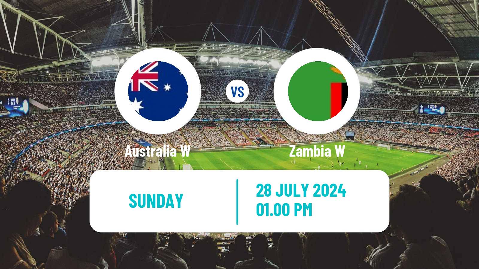 Soccer Olympic Games - Football Women Australia W - Zambia W