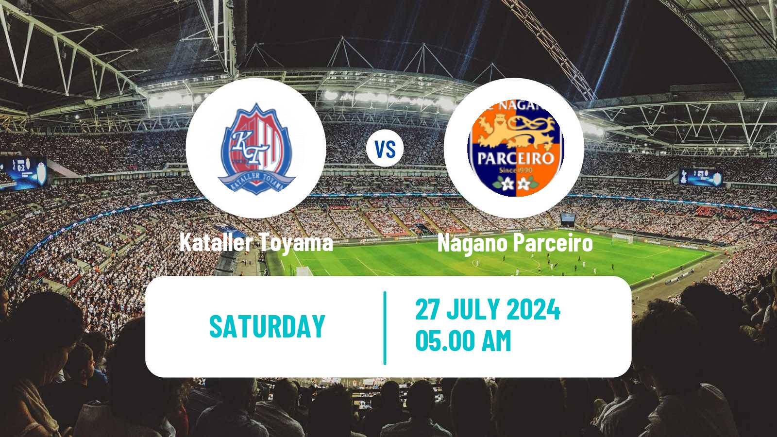 Soccer Japan J3 League Kataller Toyama - Nagano Parceiro