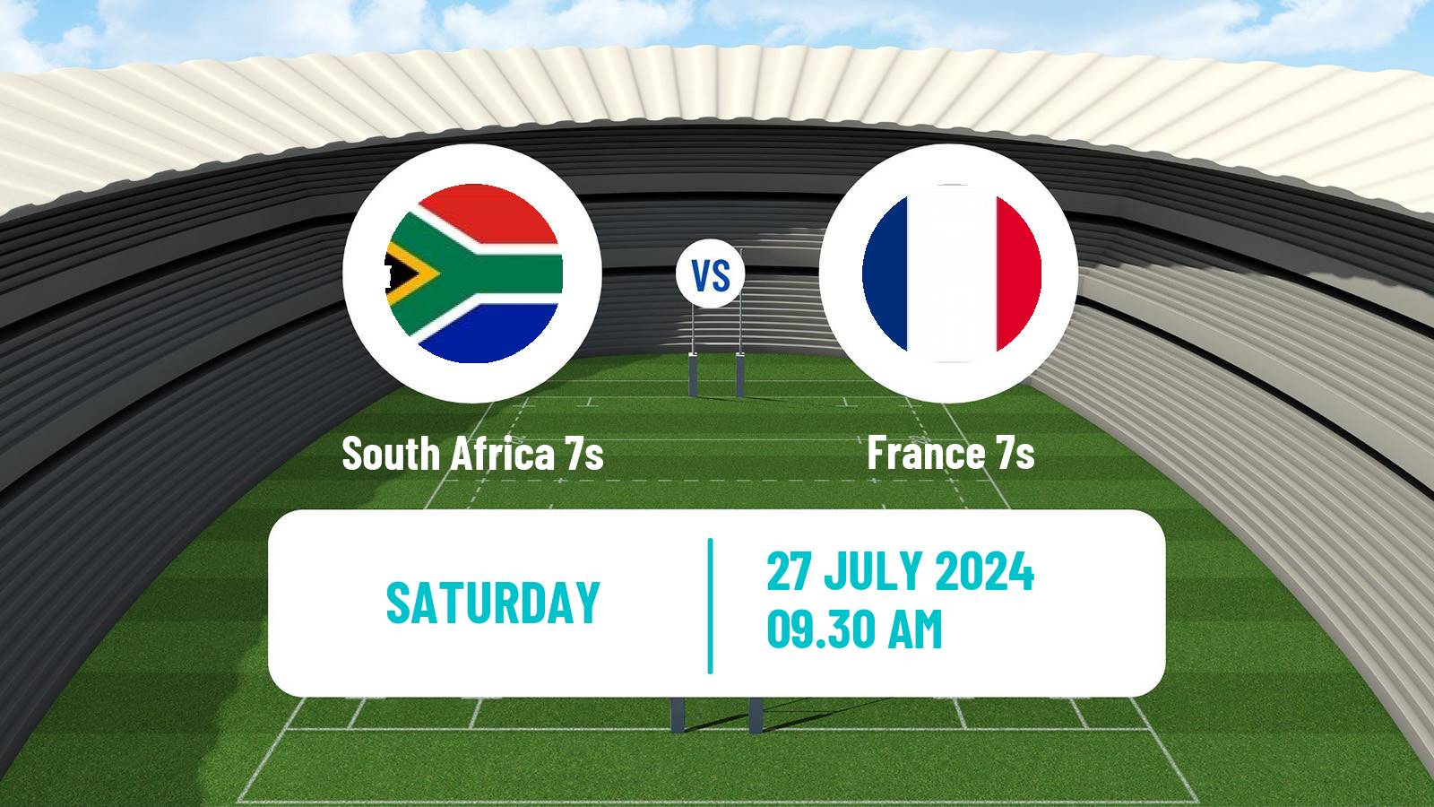 Rugby union Olympic Games 7s Rugby South Africa 7s - France 7s