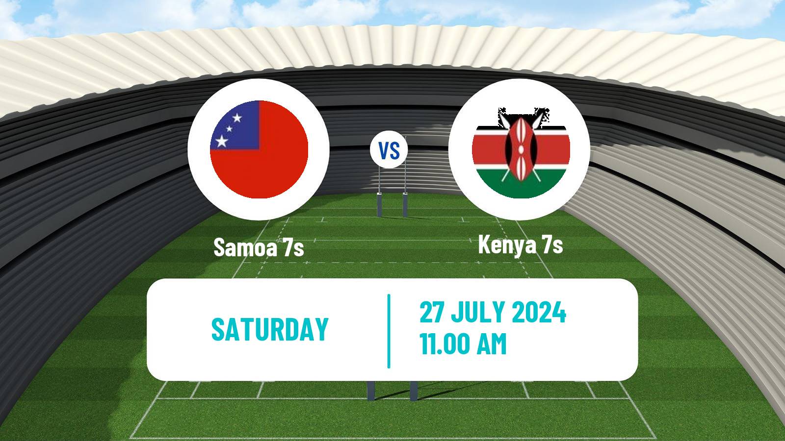 Rugby union Olympic Games 7s Rugby Samoa 7s - Kenya 7s