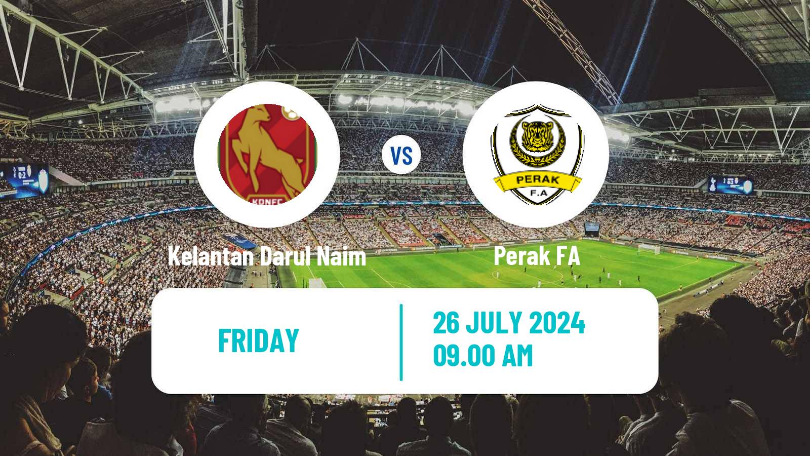 Soccer Malaysian Super League Kelantan Darul Naim - Perak FA