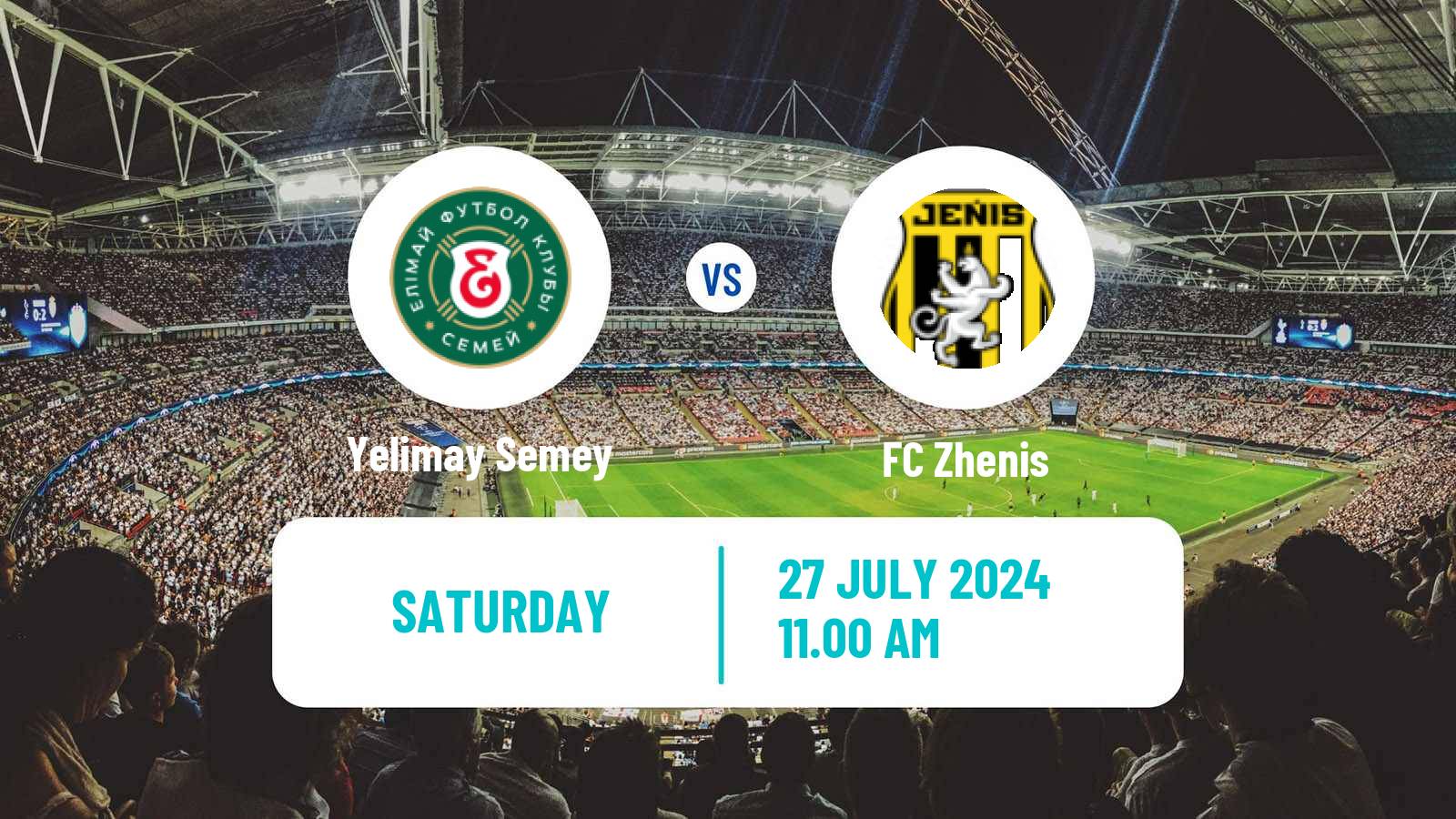 Soccer Kazakh Premier League Yelimay Semey - Zhenis