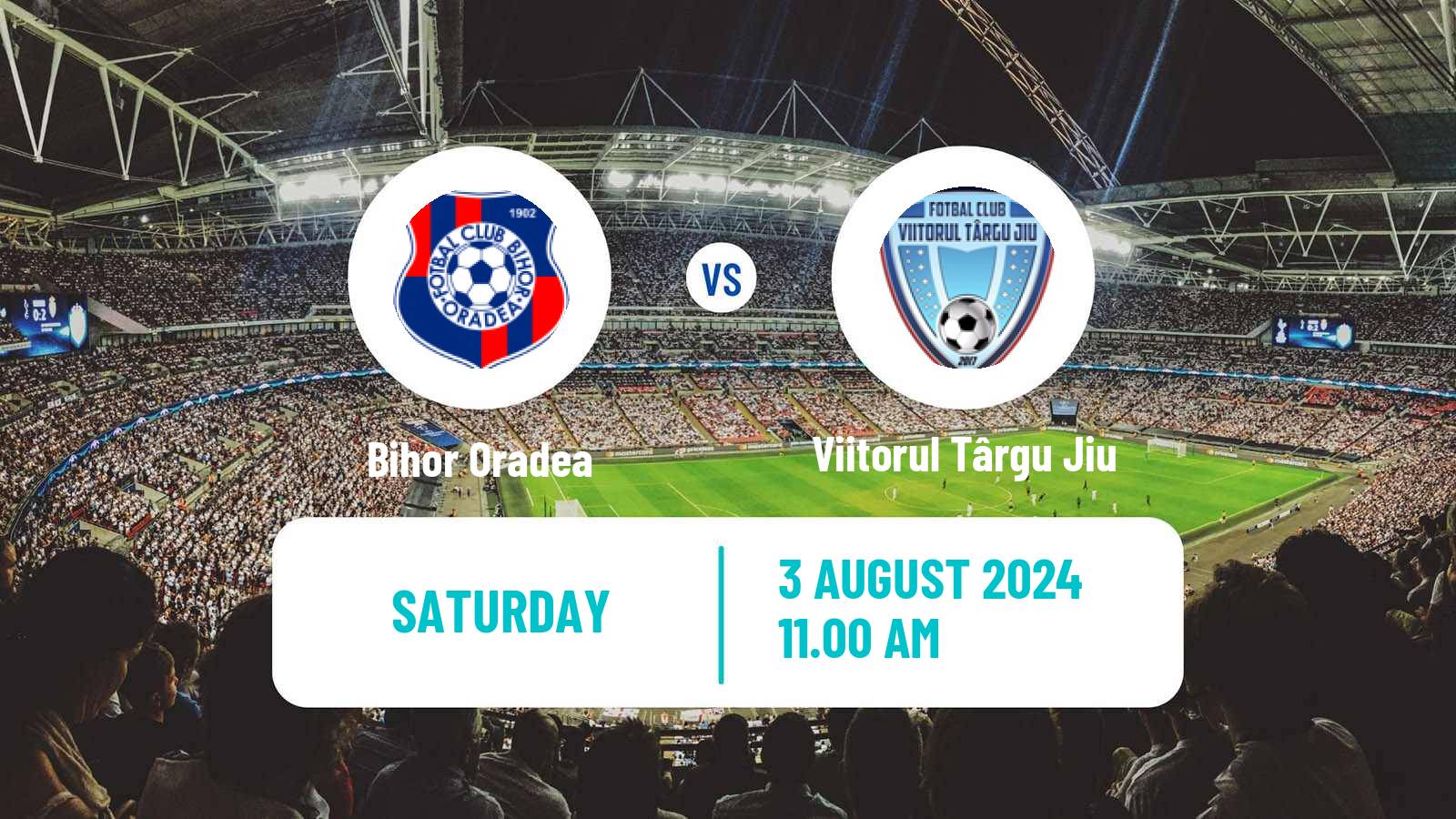 Soccer Romanian Division 2 Bihor Oradea - Viitorul Târgu Jiu