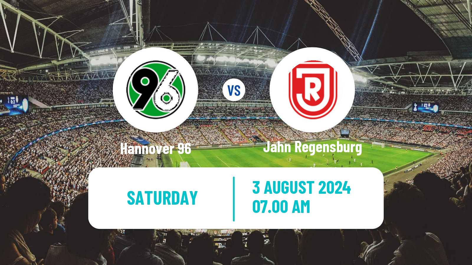 Soccer German 2 Bundesliga Hannover - Jahn Regensburg