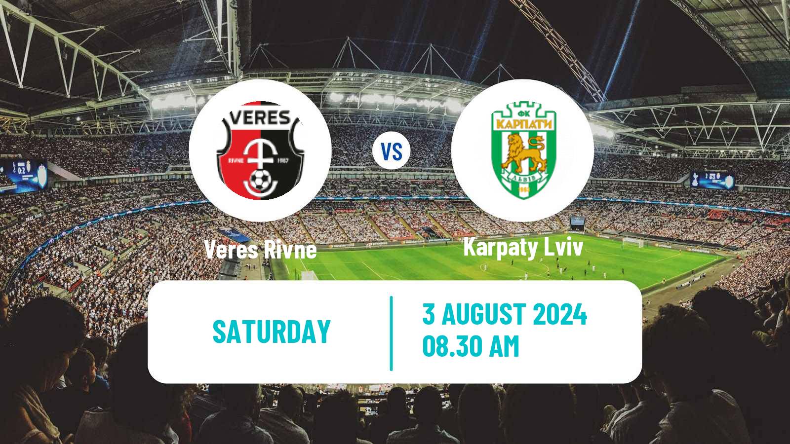 Soccer Ukrainian Premier League Veres Rivne - Karpaty Lviv