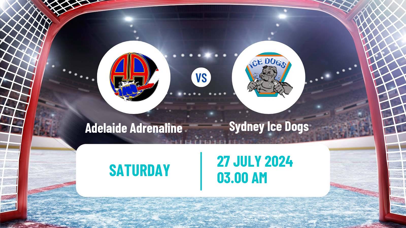 Hockey Australian Ice Hockey League Adelaide Adrenaline - Sydney Ice Dogs