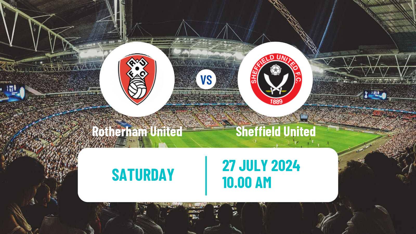 Soccer Club Friendly Rotherham United - Sheffield United