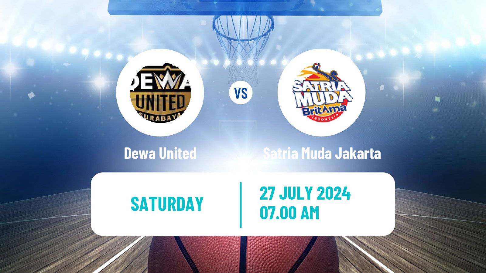 Basketball Indonesian IBL Dewa United - Satria Muda Jakarta