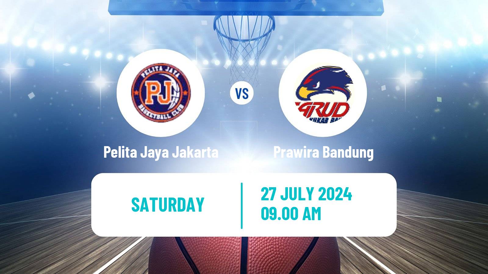 Basketball Indonesian IBL Pelita Jaya Jakarta - Prawira Bandung