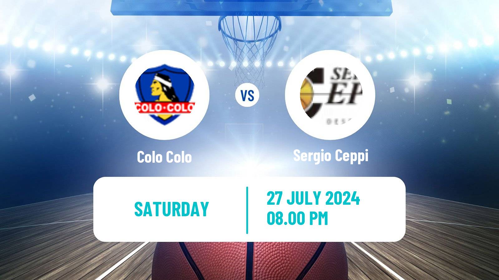 Basketball Chilean LNB 2 Colo Colo - Sergio Ceppi