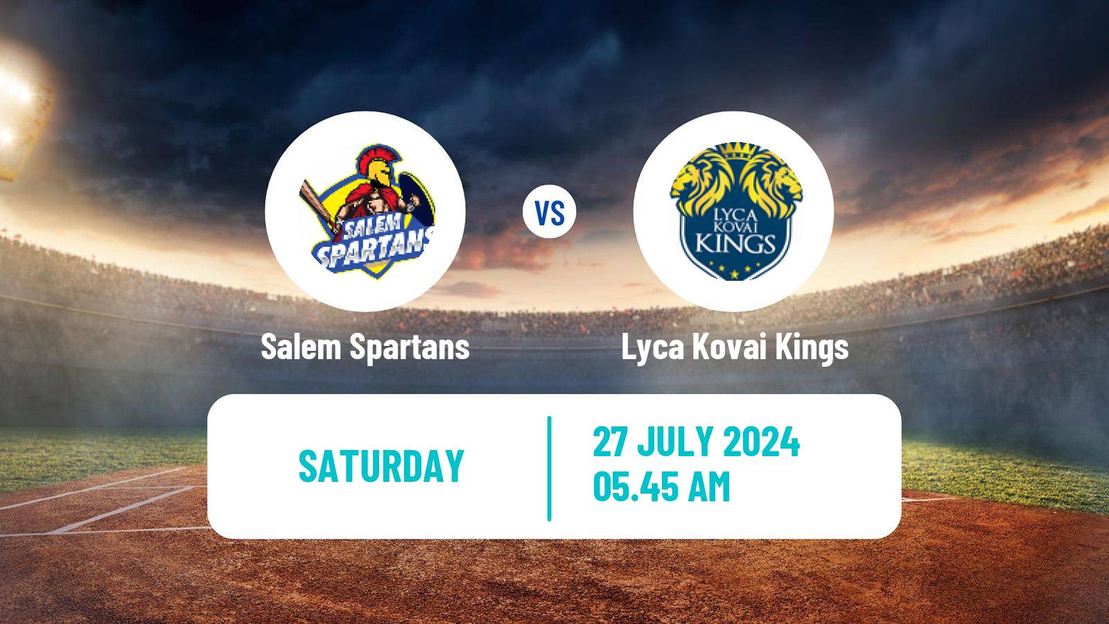 Cricket Tamil Nadu Premier League Salem Spartans - Lyca Kovai Kings
