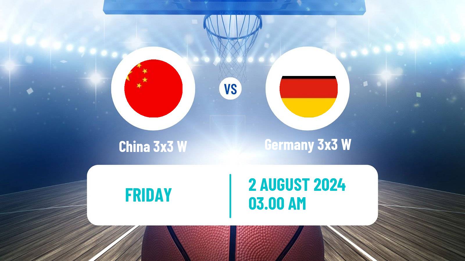 Basketball Olympic Games Basketball 3x3 Women China 3x3 W - Germany 3x3 W