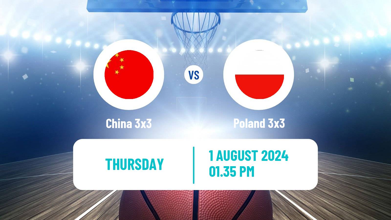 Basketball Olympic Games Basketball 3x3 China 3x3 - Poland 3x3