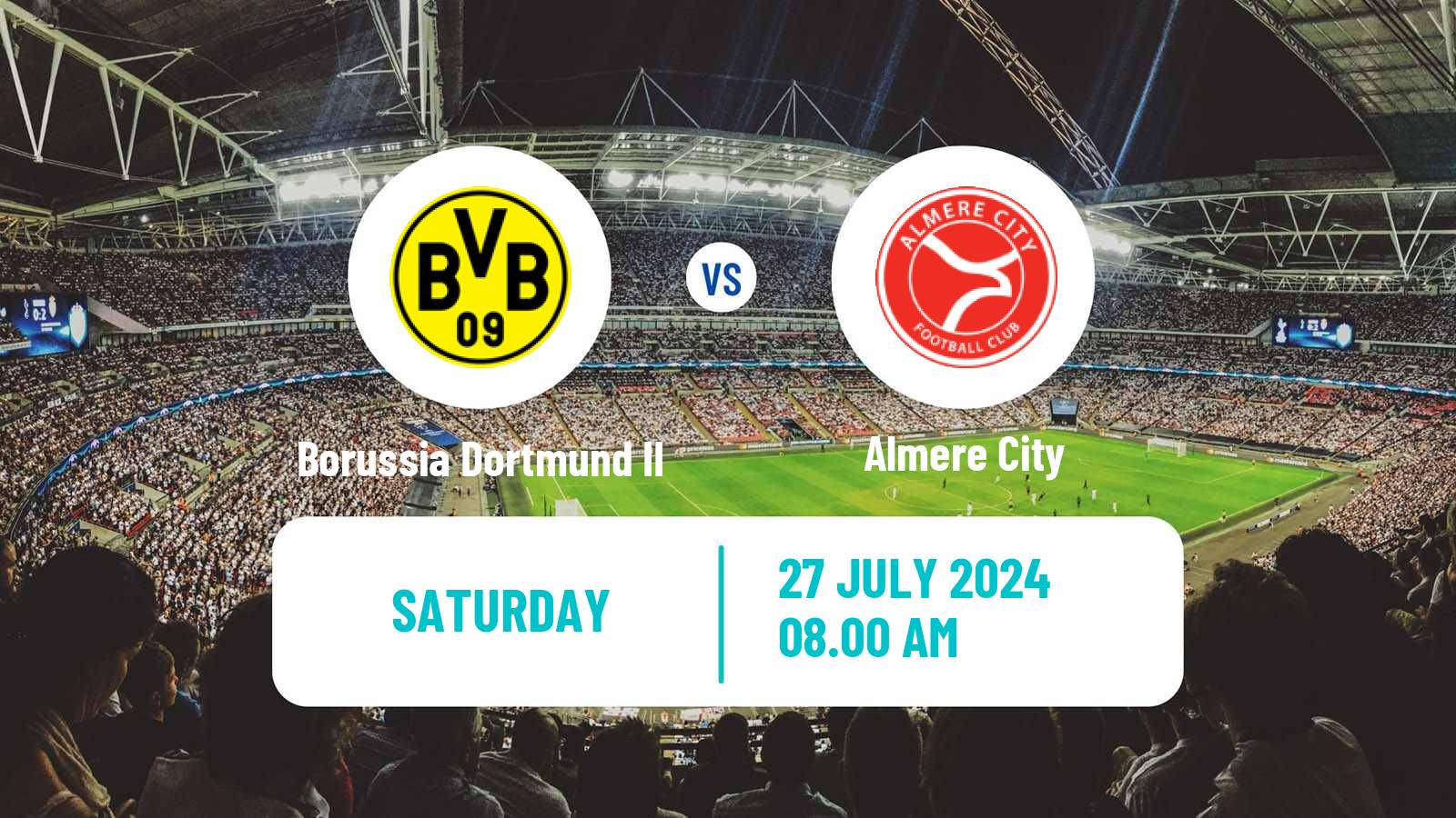 Soccer Club Friendly Borussia Dortmund II - Almere City