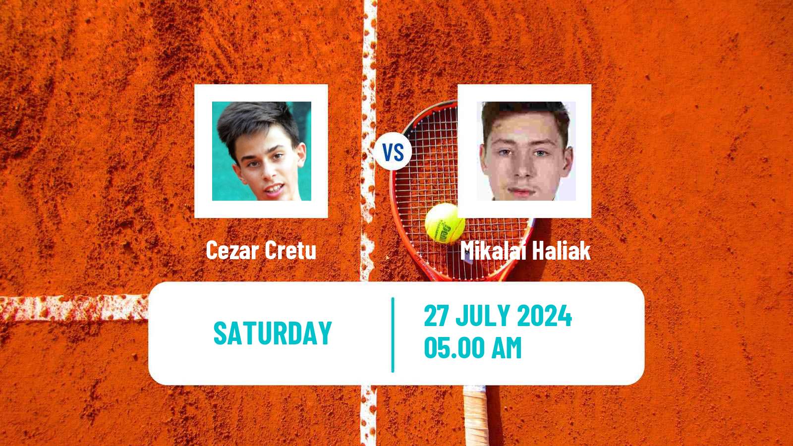 Tennis ITF M25 H Bacau Men Cezar Cretu - Mikalai Haliak