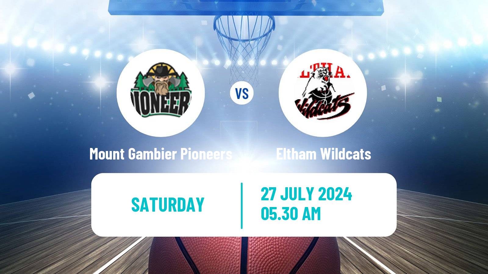 Basketball Australian NBL1 South Mount Gambier Pioneers - Eltham Wildcats