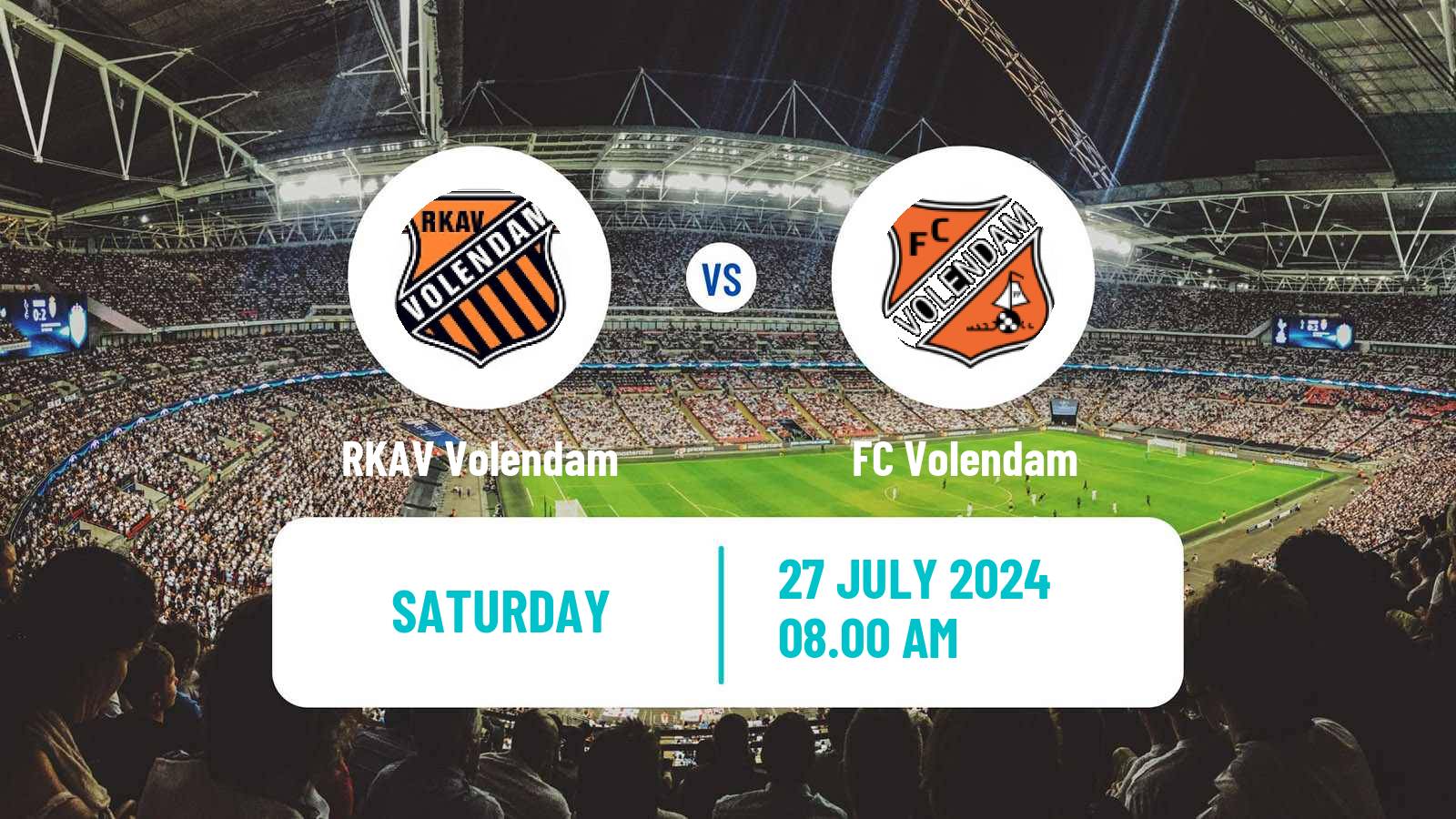 Soccer Club Friendly RKAV Volendam - Volendam