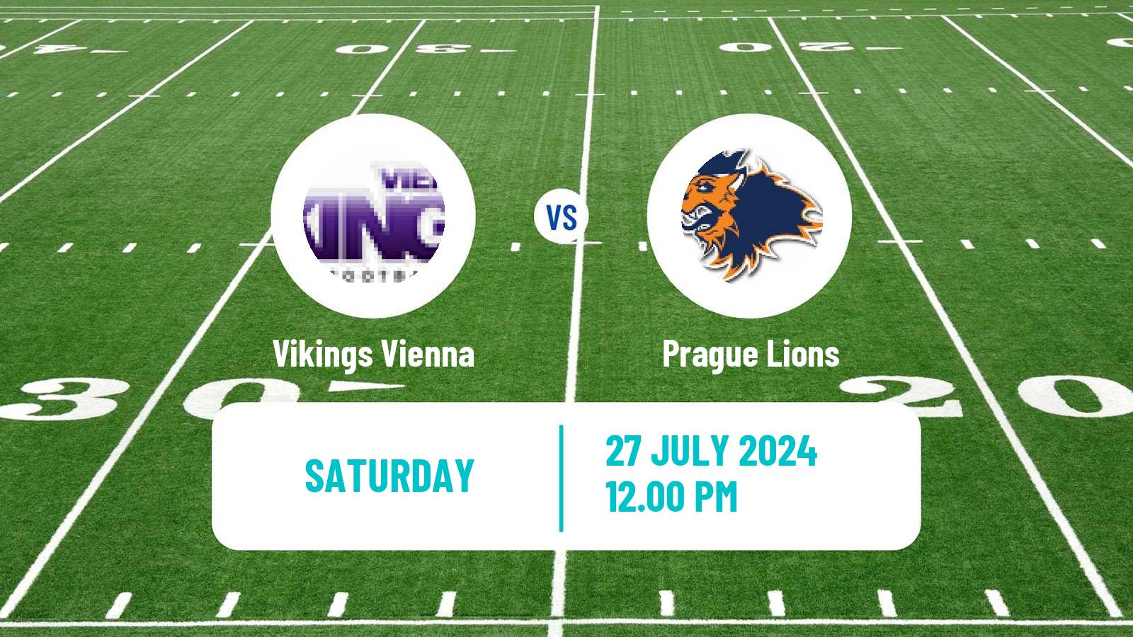 American football European League of American Football Vikings Vienna - Prague Lions