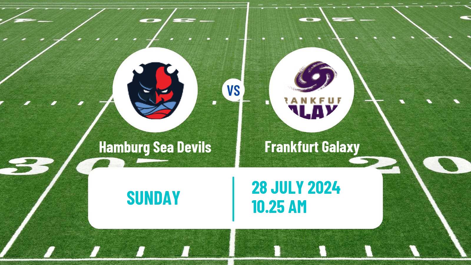 American football European League of American Football Hamburg Sea Devils - Frankfurt Galaxy