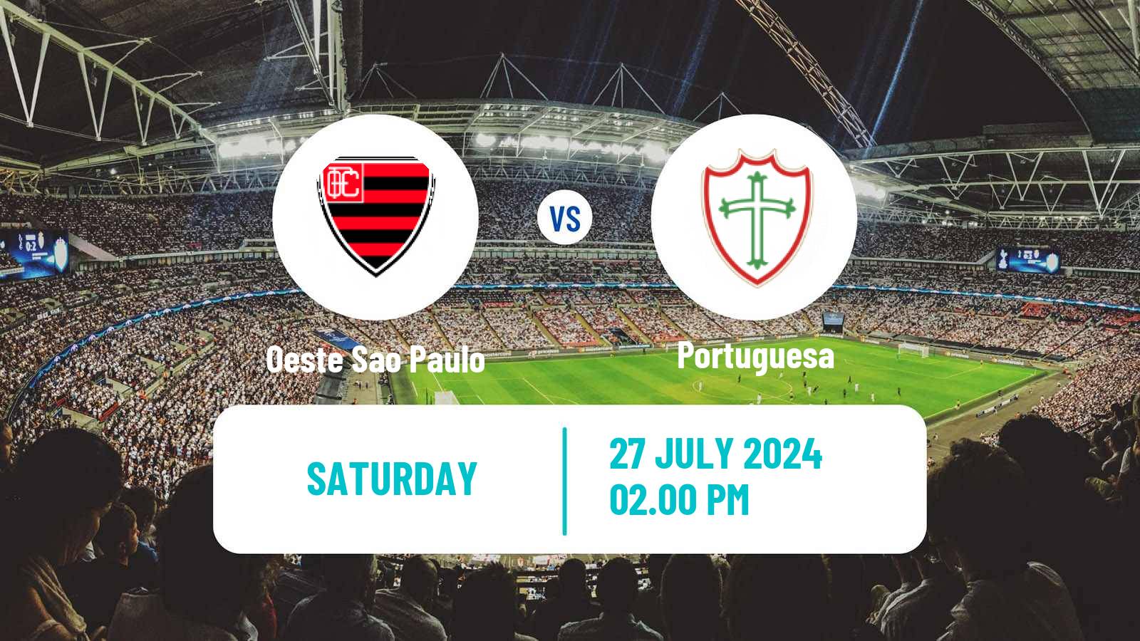 Soccer Brazilian Copa Paulista Oeste Sao Paulo - Portuguesa